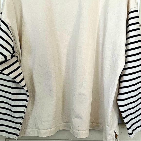 J.Crew Nautical Pullover Top w/ Buttons - Picture 4 of 8